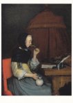 TerBorch Gerard; Dame mit Weinglas , c. 1656/57