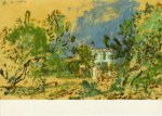 Thöny Wilhelm; Garten und Haus in Sanary-sur"Mer, 1934/35