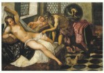 Tintoretto Jacopo; Vulkan überrascht Venus und Mars , 1555