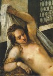 Tintoretto Jacopo; Vulkan überrascht Venus und Mars (Ausschnitt) , 1555