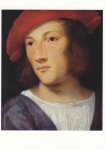 Tizian - eig. Tiziano Vecellio; Bildnis eines jungen Mannes , 1516