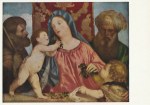 Tizian - eig. Tiziano Vecellio; Kirschenmadonna