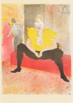 Toulouse-Lautrec Henri de; La Clownesse assise (Mlle Cha-U-Kao) , 1896