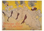 Toulouse-Lautrec Henri de; La Troupe de Mlle Eglantine , 1896