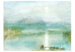 Turner William; Vierwaldstättersee, Mondschein,Rigi im Hintergrund