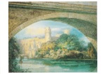 Turner William; Schloss Warwick und Brücke , 1794