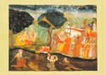 Anonym; Blatt aus einer Bhagvat Purana Serie , ca. 1775