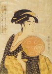 Utamaro Kitagawa; Lady with a Fan