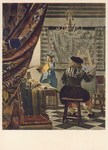 Vermeer van Delft Jan; Der Maler im Atelier - Die Malkunst , 1665/66