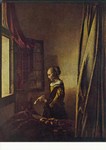 Vermeer van Delft Jan; Brieflesendes Mädchen