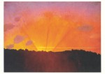 Vallotton Felix; Sonnenuntergang, orangefarbener Himmel , 1910