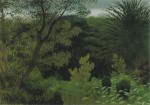 Vallotton Felix; Waldlandschaft , 1920