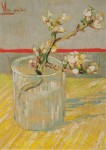 Gogh Vincent van - van Gogh; Blühender Mandelbaumzweig in einem Glas , 1888