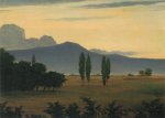 Veit Philipp; Blick auf den Taunus , 1840