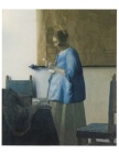 Vermeer van Delft Jan; Briefleserin in Blau , ca. 1663