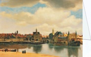 Vermeer van Delft Jan; Ansicht der Stadt Delft , ca. 1660