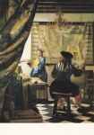 Vermeer van Delft Jan; Die Malkunst - Der Maler im Atelier , 1665/66