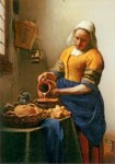 Vermeer van Delft Jan; Das Milchmädchen (Ausschnitt) , ca. 1658-1660