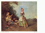 Watteau Antoine; Der Tanz