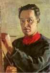 Walde Alfons; Selbstportrait