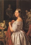 Waldmüller Ferdinand Georg; Junge Dame am Toilettentisch , 1840