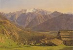 Waldmüller Ferdinand Georg; Die Hütteneckeralpe mit Dachstein , 1838