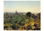 Waldmüller Ferdinand Georg; Blick auf Mödling , 1848
