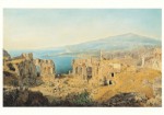 Waldmüller Ferdinand Georg; Ruine des griechischen Theaters zu Taormina auf Sizilien , 1844
