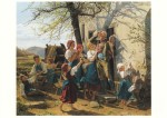 Waldmüller Ferdinand Georg; Wiedererstehen zu neuem Leben , 1852