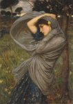 Waterhouse John William; Boreas (Personifikation des winterlichen Nordwindes)