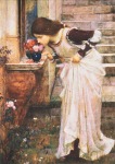 Waterhouse John William; Am Schrein (Detail) , 1895