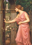 Waterhouse John William; Psyche betritt Amors Garten , 1903