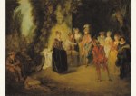Watteau Antoine; Die französische Komödie