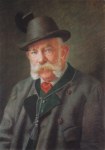Weingart W.; Kaiser Franz Joseph I. im Jägerkostüm , 1911
