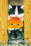 Wischin Anna; Drei Katzen übereinander , 1994