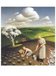 Wood Grant; Frühling auf dem Land , 1941