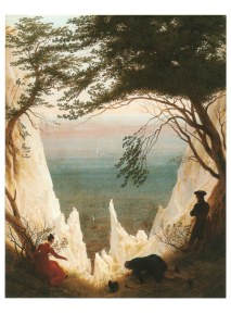 Kreidefelsen auf Rügen , 1818/19 von Friedrich Caspar David Kunst ...