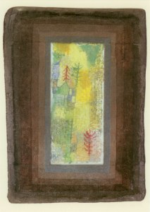 Klee Paul; Ohne Titel - Landschaft mit Tannen , um 1924