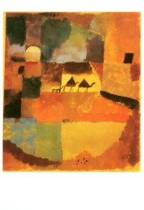 Klee Paul; mit zwei Dromedaren und 1 Esel , 1919