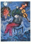 Chagall Marc; Der blaue Geiger , 1947